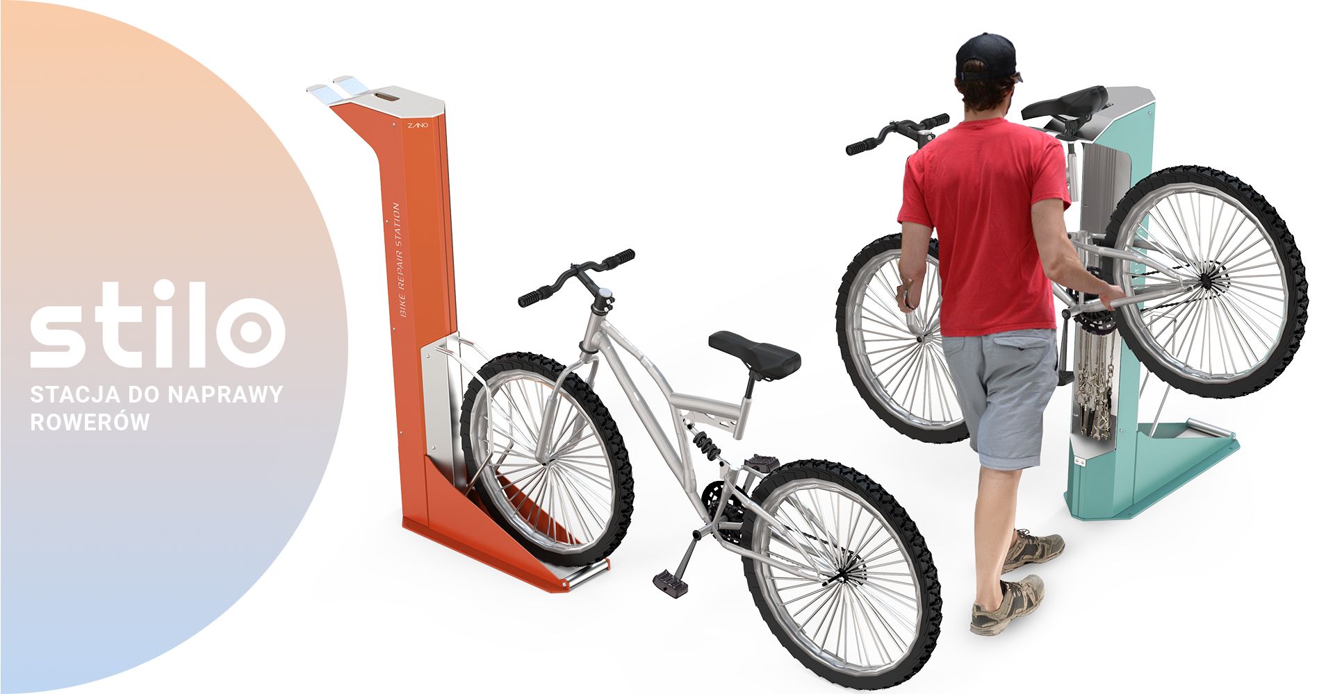 STILO Self-service bicycle repair station