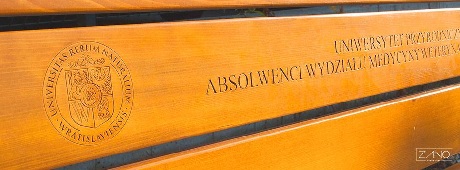 Sign, logo, inscription on wood