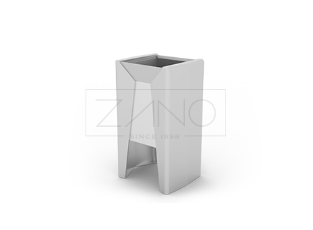 Stainless steel city trash garbage can | ZANO City furniture, park furniture