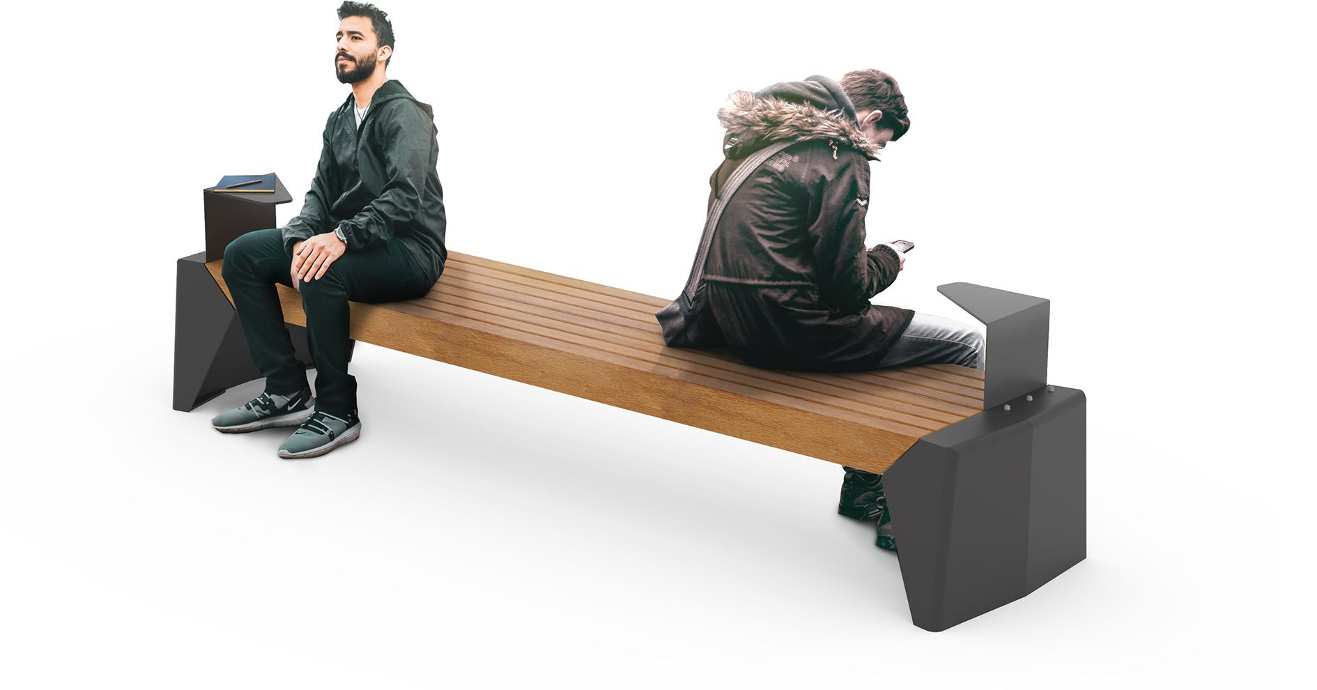 Photon city bench with table