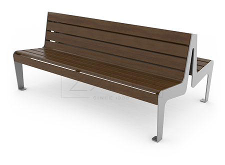 double-sided benches stylish and modern