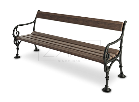 cast iron plantation benches