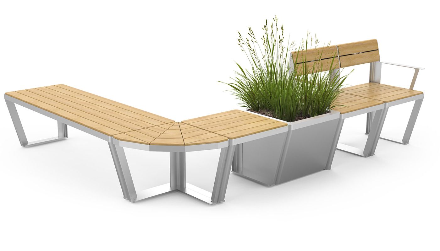 Scandik urban furniture | benches, planters, seats