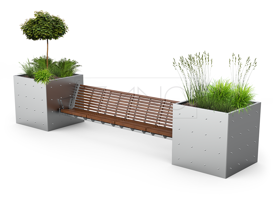 Urban Salon | Bench with backrest