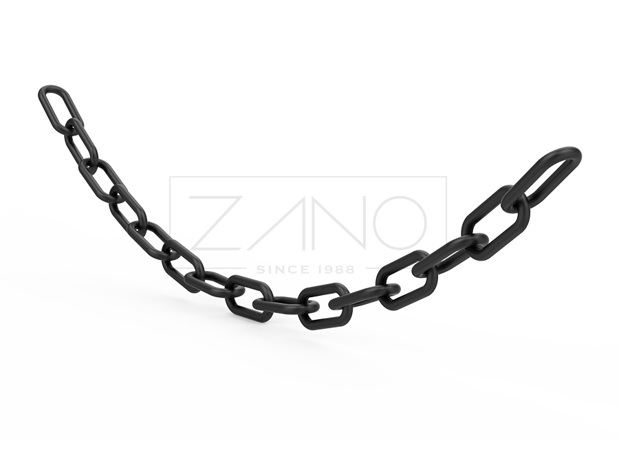 Decorative chain for street posts